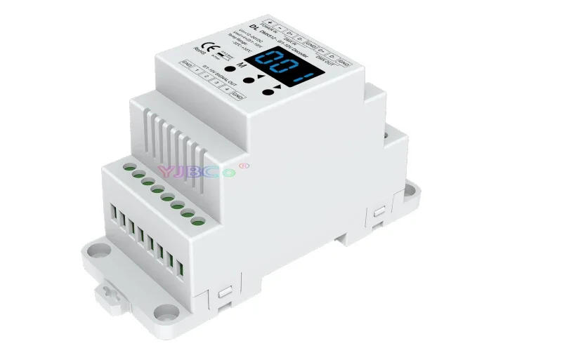Description Picture 4 of itemSkydance DL 0-10V Din Rail 4 Channels DMX 512 Converter 1-10V RGBW RGB single color dimmer 12V-24V 4CH DMX RDM Signal Decoder