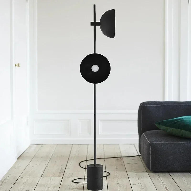 Description Picture 5 of itemNordic postmodern minimalist personality living room designer bedroom bedside model room black metal E27 floor lamp stand lamp