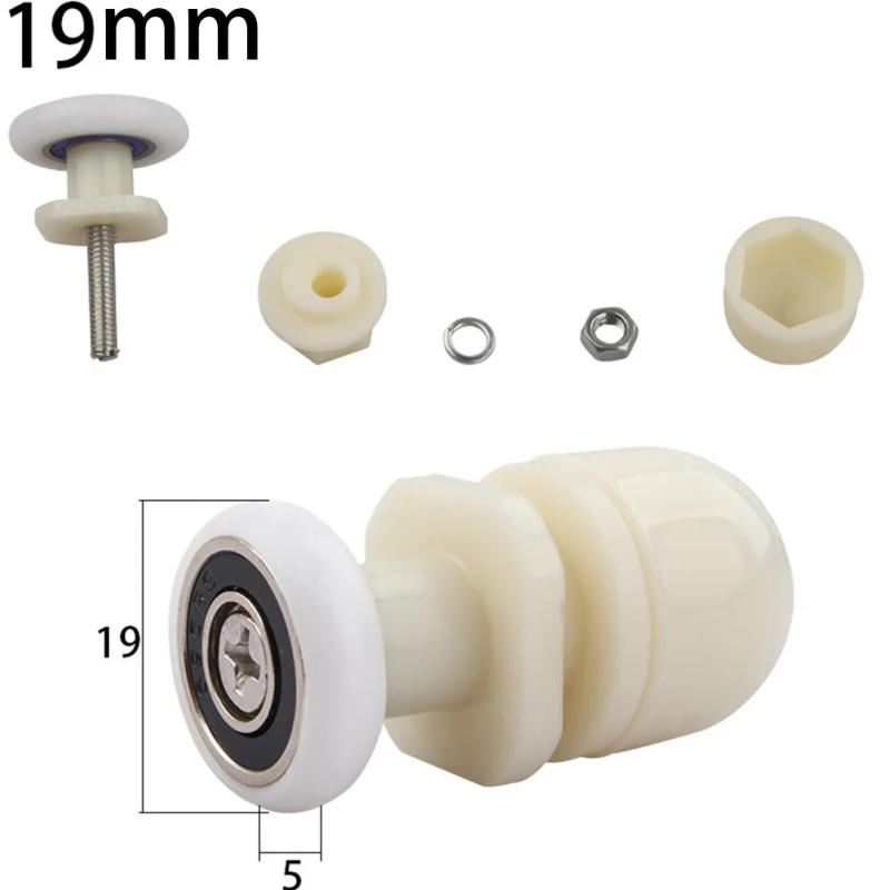 Description Picture 4 of itemHigh Quality Shower Shower Door Rollers Pulleys Fittings For Shower Enclosures Nylon Runners Shower Cabins Wheels