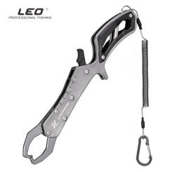 LEOFISHING Aluminum Alloy Fish Control Forceps Grip Fishing Lures Attached Missing Rope Hanging Buckle Fishing Tool Accessories