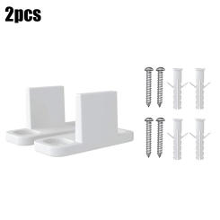 2pcs Plastic Barn Door Guides L-Guide Floor Guide Replacement For Sliding Barn Door Ail Floor Guide Roller Locker Home Hardware