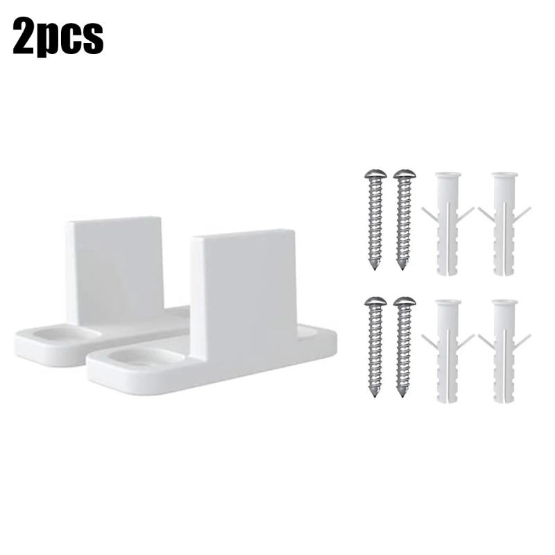Description Picture 4 of item2pcs Plastic Barn Door Guides L-Guide Floor Guide Replacement For Sliding Barn Door Ail Floor Guide Roller Locker Home Hardware
