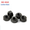 M3 M4 M5 M6 M8 M10 Black Carbon Steel CLS Self-Clinching Nut Press Insert Rivet Nut Nutsert Rivnut Slab 0.8-3.18mm