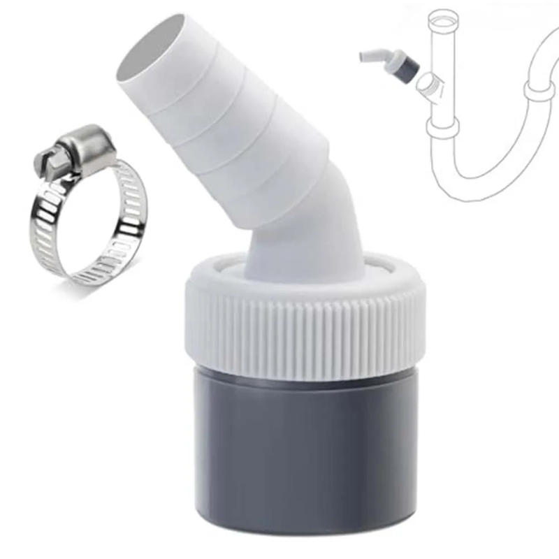 Description Picture 6 of item2Pcs Washing Machine Drain Adapter Input Diameter 18-24MM And Pipe Diameter 40MM Clamp PVC Dishwasher For Major Appliances