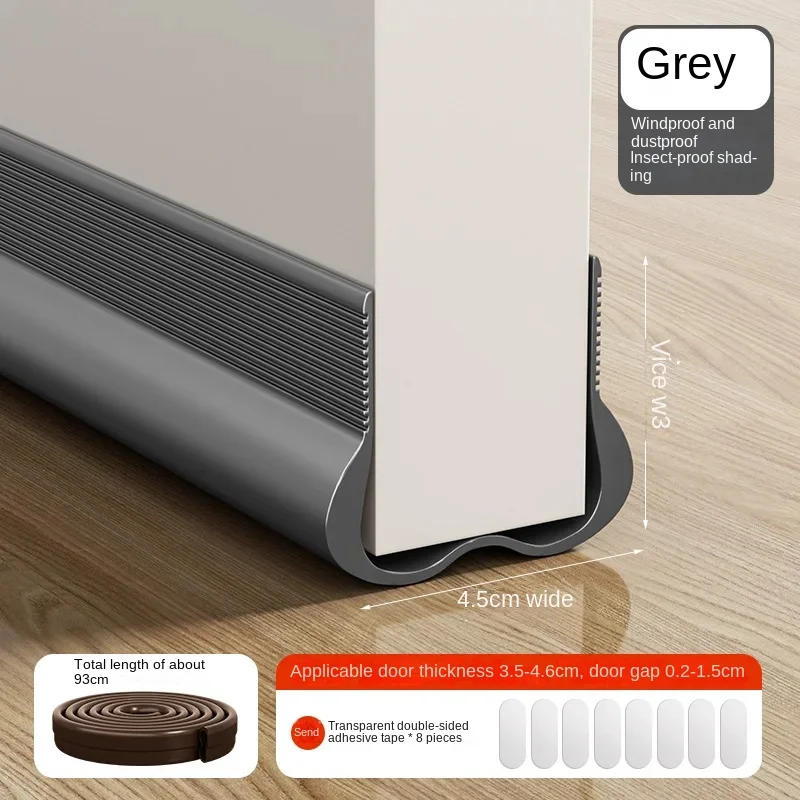 Description Picture 6 of itemPVC Flexible Door Bottom Sealing Strip Under Door Draft Stopper Sealing Strip OundProof Gasket Weatherstrip Window Draft Guard