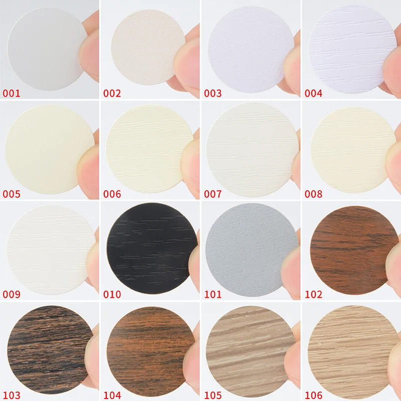 Description Picture 3 of item54Pcs/Sheet Pvc Round Wood Furniture Screw Cover Caps Stickers Self Adhesive Decorative Films Dust Proof Hole Sticker Invisible