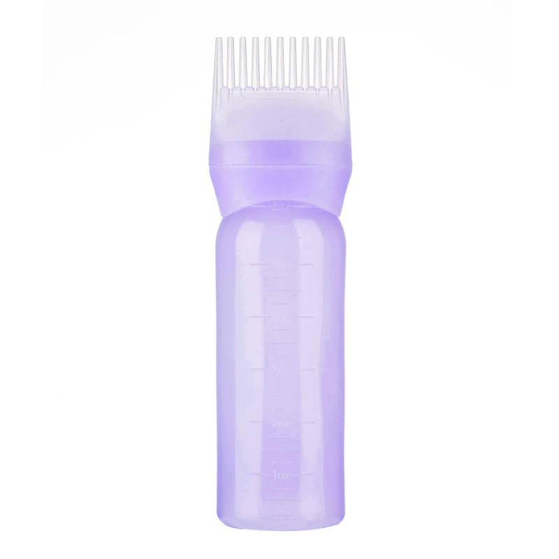 Description Picture 2 of item1/2/3PCS 120ml Multicolor Plastic Hair Dye Refillable Bottle Applicator Comb Dispensing Salon Hair Coloring Hairdressing Styling