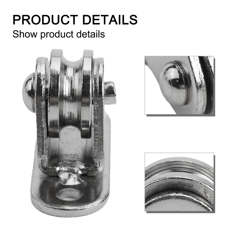 Description Picture 5 of itemNew Wheel Groove Pulley Pulley Wheels 1.89 Inch Diameter Blocks Rollers Groove Pulley Wheels Gym Sliding Gate Stainless Steel