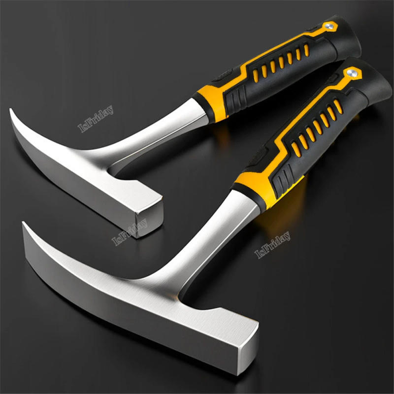 Description Picture 3 of itemIsfriday Mini Claw Hammer Professional Geological Hammer Multifunctional Tool Pointed Tip Rubber Handle Grip Carpenter Hammer