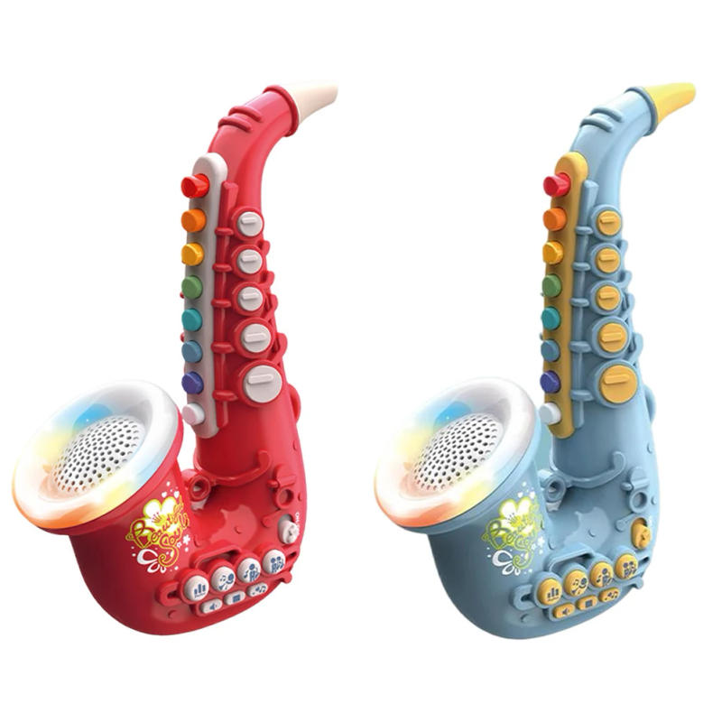 Description Picture 6 of itemKids Saxophone Toy Clarinet Toy with Light Music Early Education Toy Musical Instrument Toy for Toddler Girls Boys Beginners