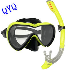 QYQ Professional Scuba Diving Masks Snorkeling Set Adult Silicone Skirt  Goggles Glasses Diving Mask
