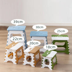 Plastic Folding Stool Portable Outdoor Folding Camping Chair Escape Chair Outdoor Stool Fishing Chair