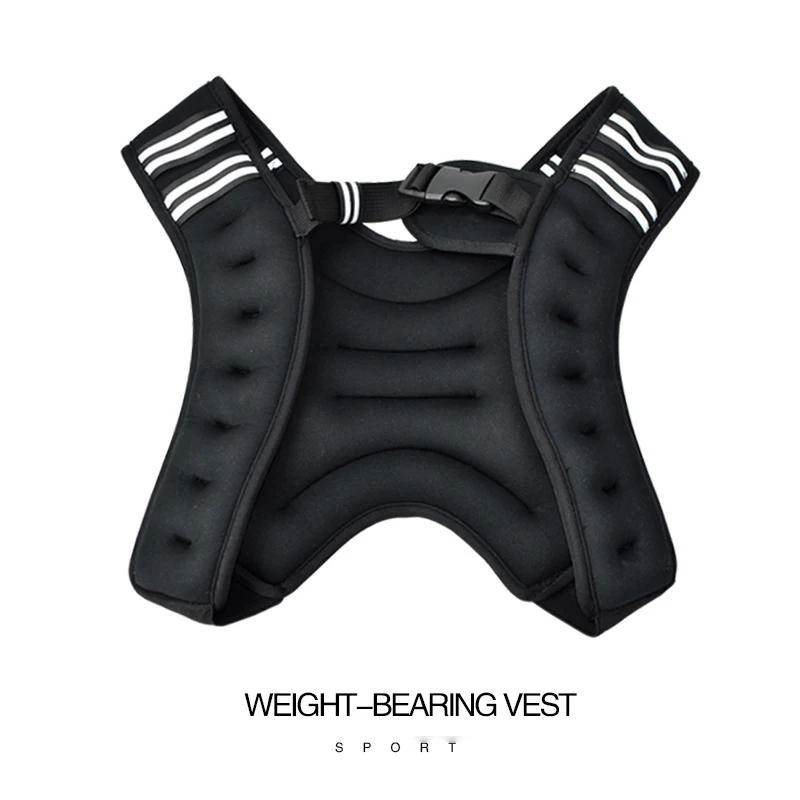Description Picture 5 of itemWeight-bearing Vest Adjustable Workout Equipment Strength Training Fitness Weighted Exercise Vest Outdoor Breathable  Jacket