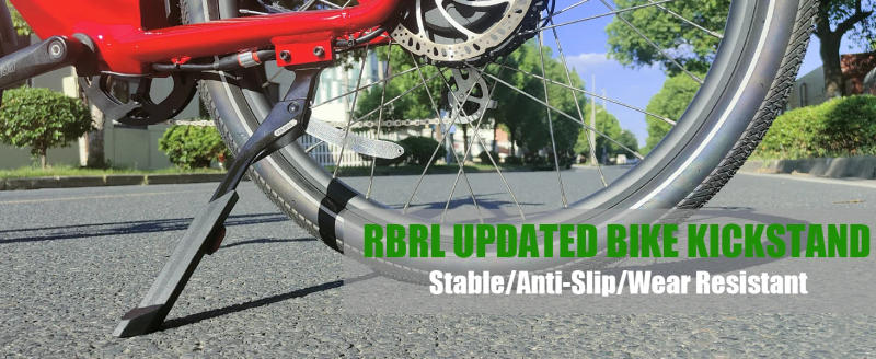 Description Picture 2 of itemRBRL Adjustable Bicycle Kickstand Electric Bike Kickstand Durable Bike Side Support Stand for 24-29" MTB Road Cycling
