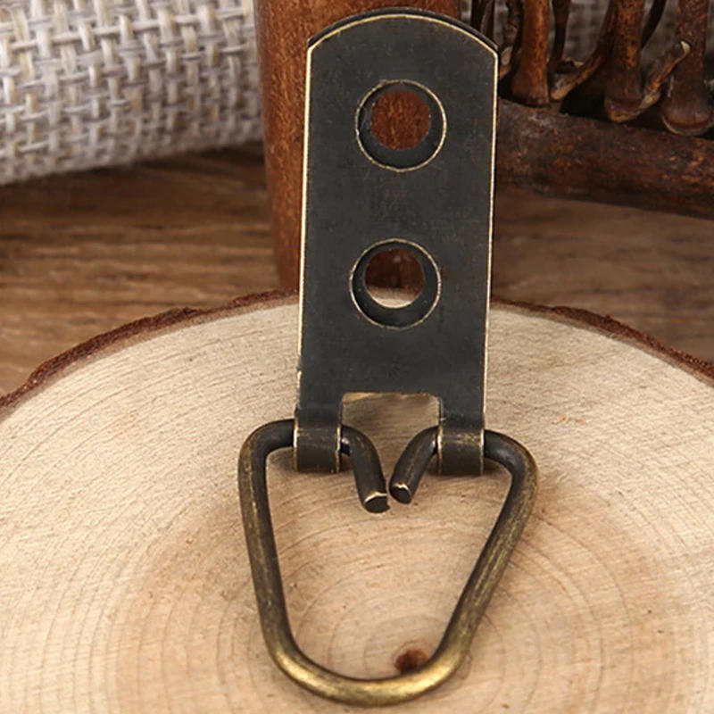 Description Picture 6 of item4/8Pcs Retro Label Tag Frame Holder Picture Photo Wall Hanger Hook Brass Corner Bracket Right Angle Support Fastener with Screw