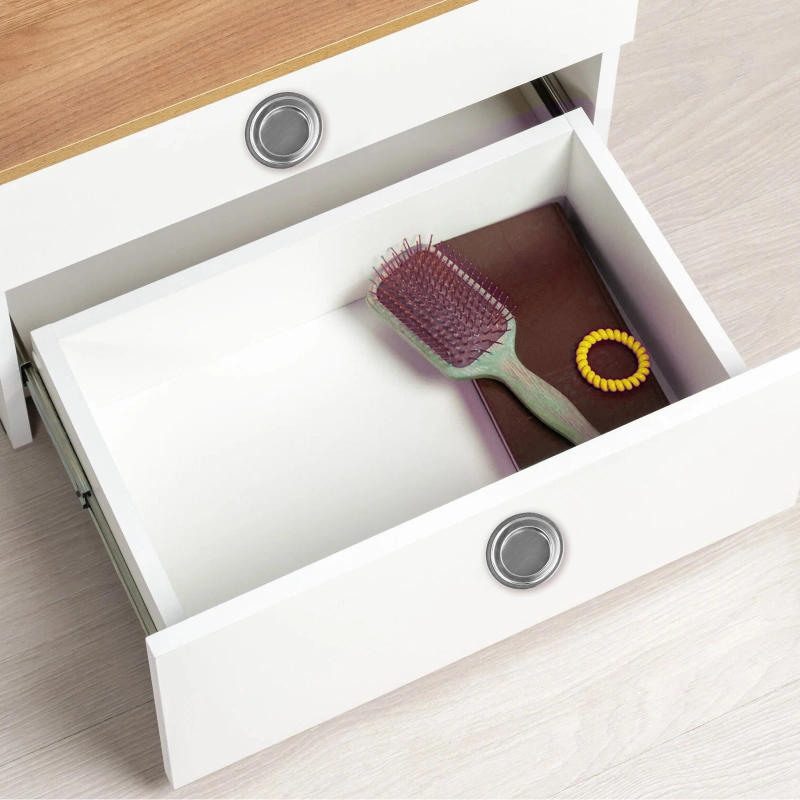 Description Picture 4 of itemSliding Doors Round Hole Handle Drawer Handle Invisible Handle Cabinet Concealed Handle 4 X 3.5 X 1 Cm Open Hole 35