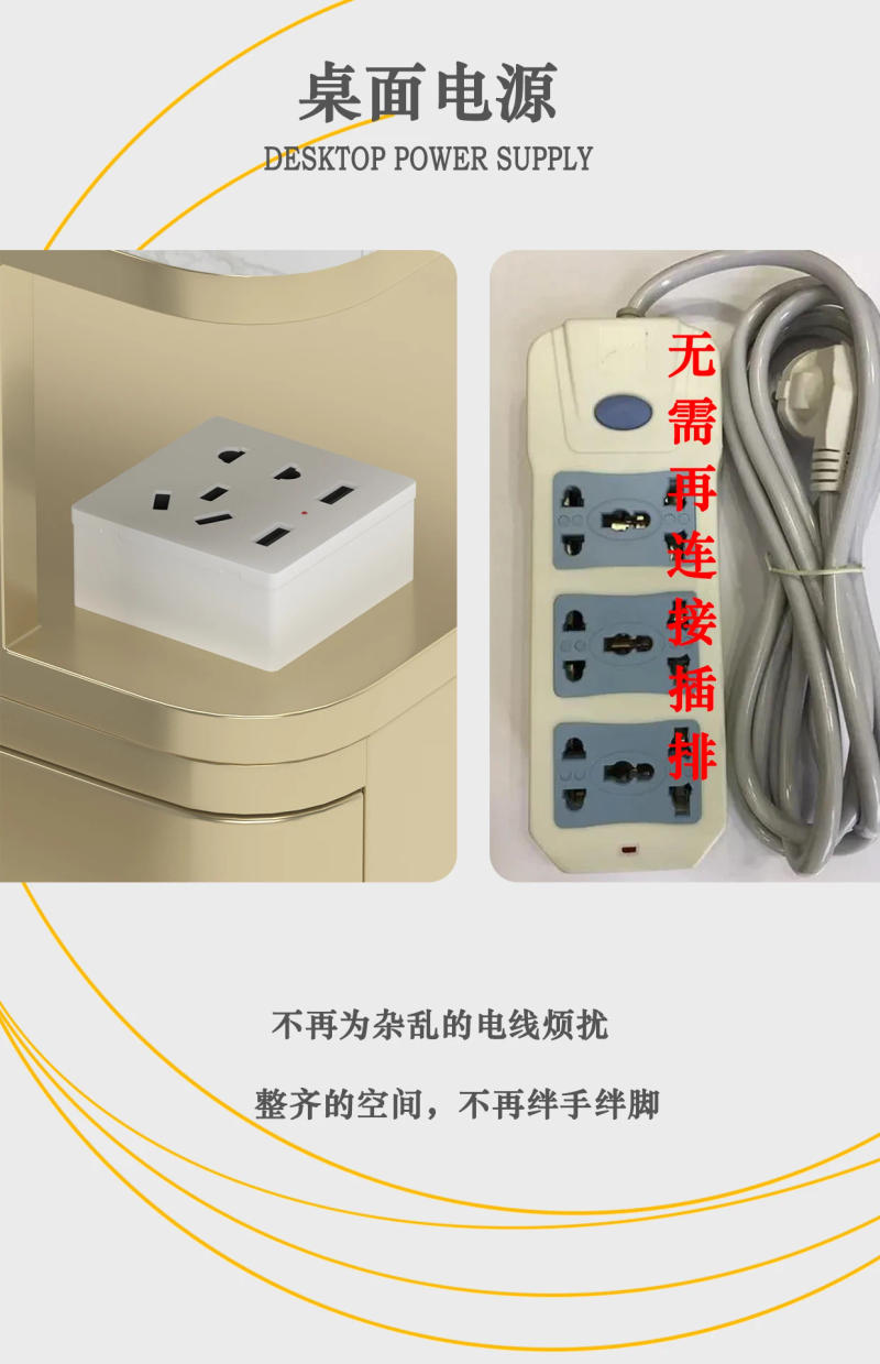 Description Picture 3 of itemStand Rest Nail Table Workstation Desk Yoocel Nordic Nail Table Cabinets Powder Tavolo Unghie Professionale Manicure Furniture