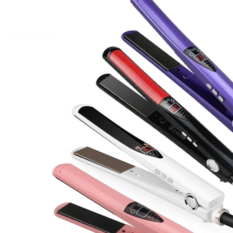 Description Picture 2 of itemCustom Label Flat Irons Wholesale Titanium Hair Straightener Innovative Product Flat Iron Straightening