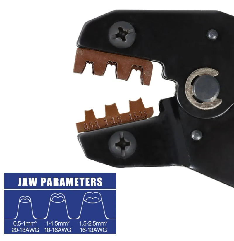 Description Picture 5 of itemFor TAB 2.8/4.8/6.3 Car Terminals SN-48B Crimping Pliers 0.5-2.5mm2/23-13AWG High Precision Jaw Wire Electrical Hand Tools