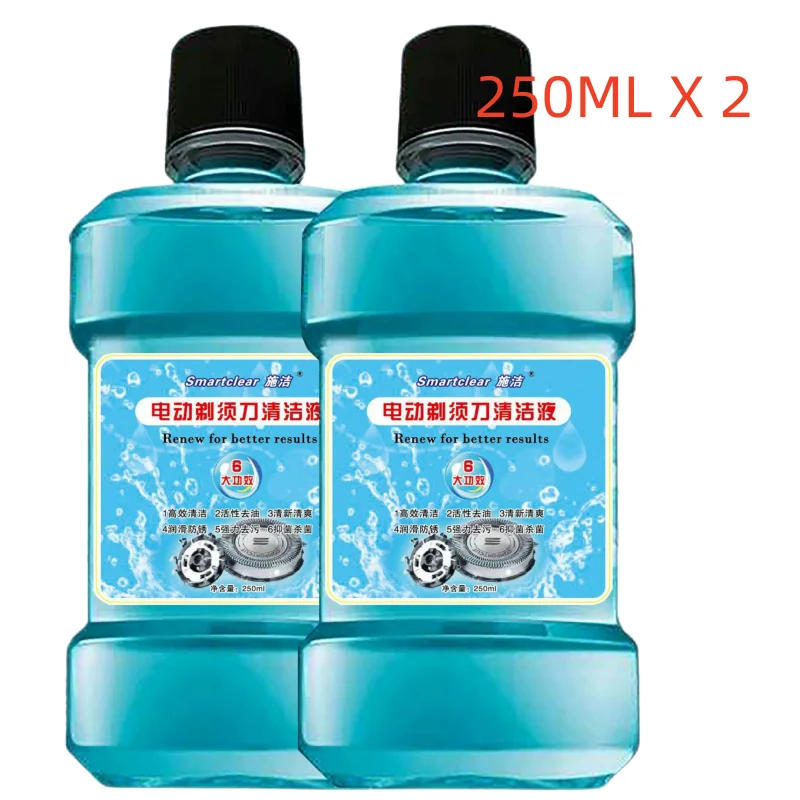Description Picture 2 of item2 bottles (250ML) Electric Shaver cleaning Liquid for Philips HQ200 JC301 JC302 Change cleaning solution