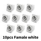 white famale 10pcs