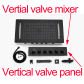 Vertical valve mixer