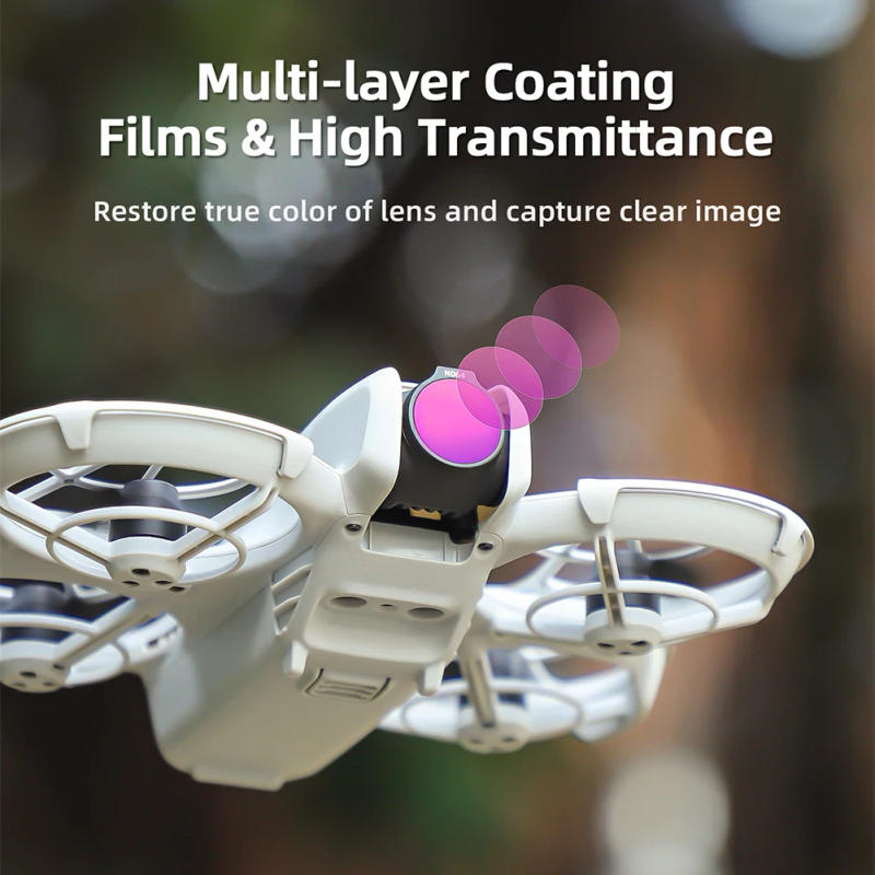 Description Picture 4 of itemLens Filter Kit ND8 ND16 ND32 ND64 Neutral Density Glass Filters Compatible For DJI Neo Drone Cameras Accessories