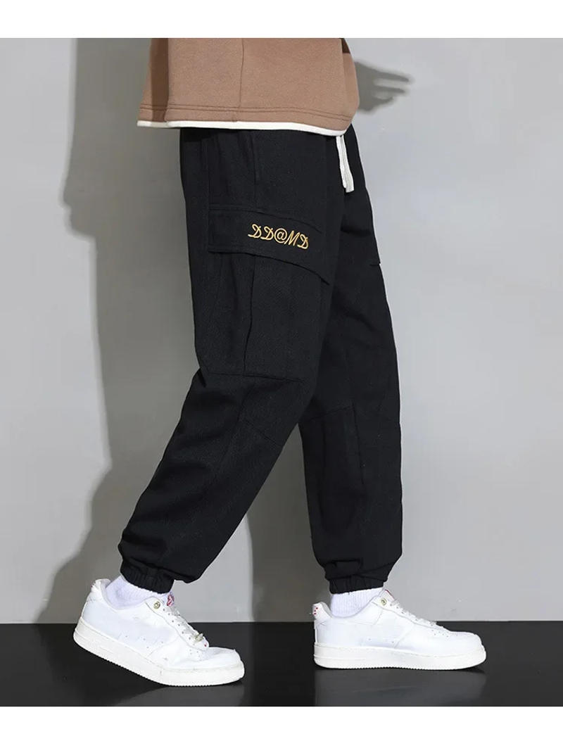 Description Picture 4 of itemSpring Autumn new Khaki work pants men loose casual tide large size men's pants cargo pants men 8XL 7XL 6XL