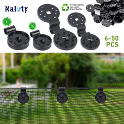 6-60pcs Sunshade Net Clip Sun Shade Net Fixing Clamp Shade Cloth Fix Clip Fence Netting Installation Clamp For Greenhouse Garden