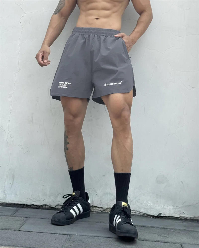 Description Picture 6 of itemSummer New Loose Fitness Basketball Shorts Quick Drying Woven Sports Shorts Men's Breathable Thin outdoors Running short pants