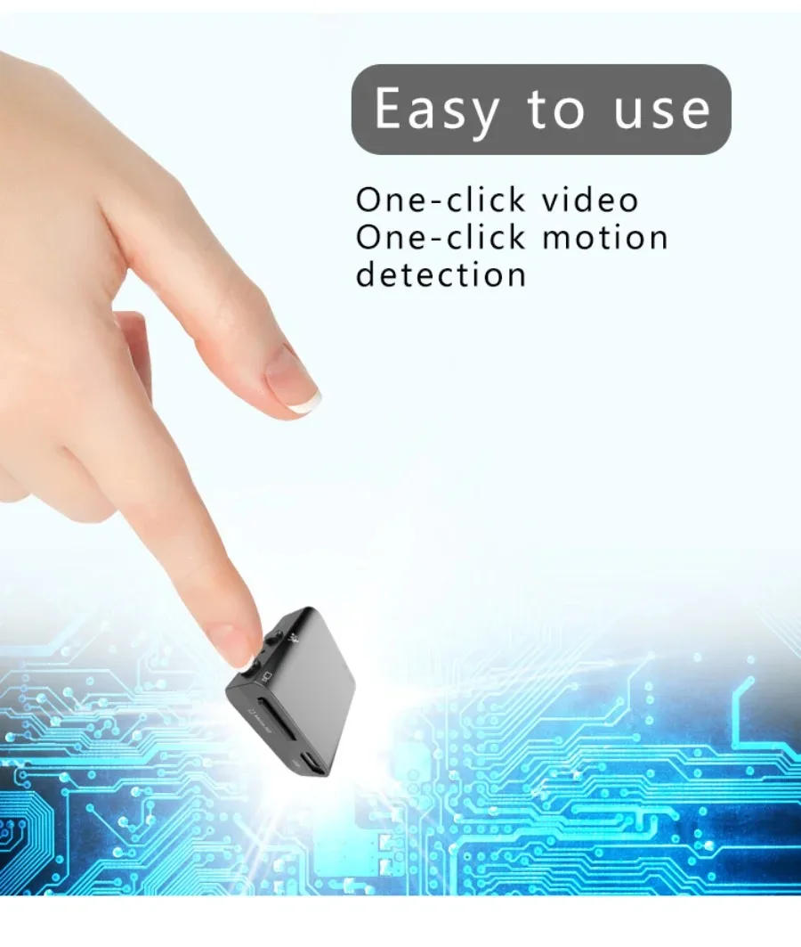 Description Picture 5 of item1080P HD Mini Camara Espia Built-in Battery Security Small Keychain Camera IR Night Vision DVR Motion Detection Video Recorder