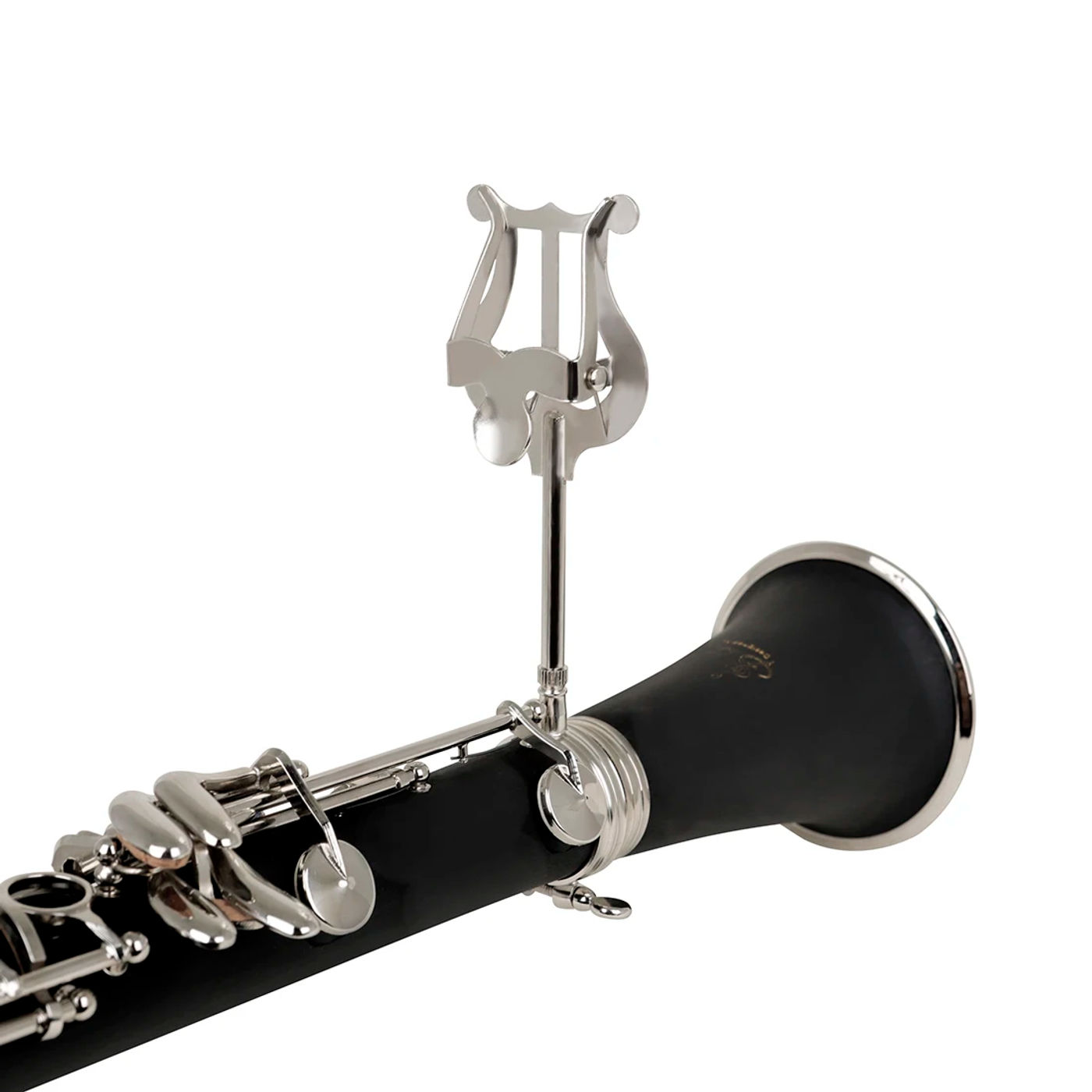 Description Picture 4 of itemBlackwinds Clarinet Sheet Music Stand Silver Portable Marching Music Stand Metal Stand Fixer Woodwind Instrument Accessories