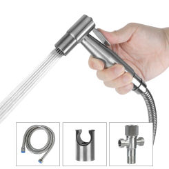 For Bathroom hand sprayer Stainless Steel shower head Bidet sprayer set For toilet self cleaning Hand Bidet faucet Handheld