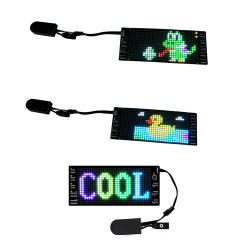 P4 Battery Bluetooth 16X32 LED Panel Flexible Display RGB Screen Waterproof Soft Board Window Signs Outdoor Shop Car Advertising