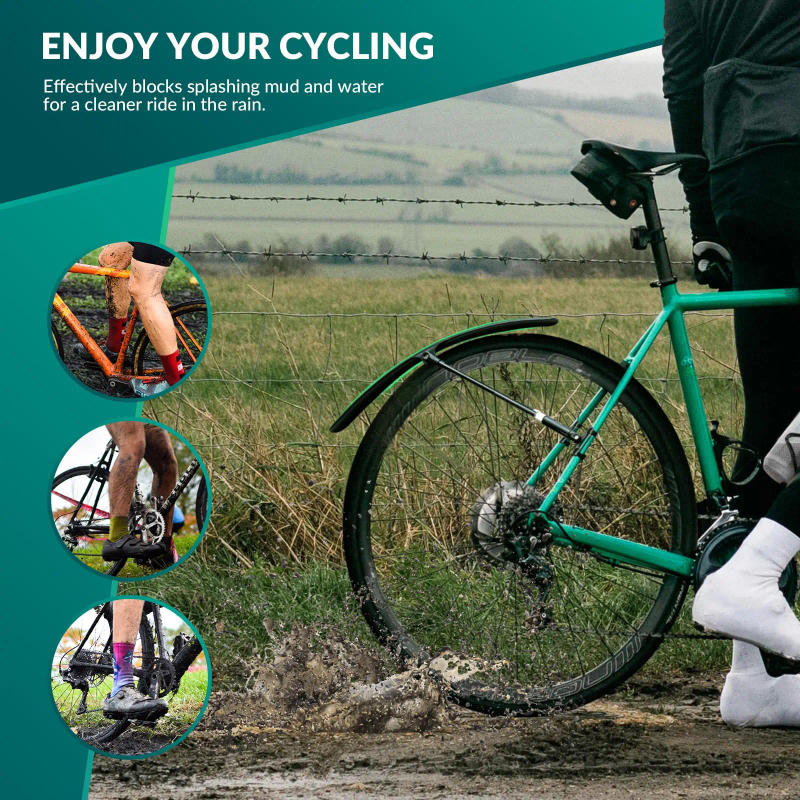 Description Picture 3 of itemRoad Cycling Fender For 700c Front/Rear Tire Bike Bicycle Fenders Universal Bicycle Mud Guards Set Road Bike Parts Accessories