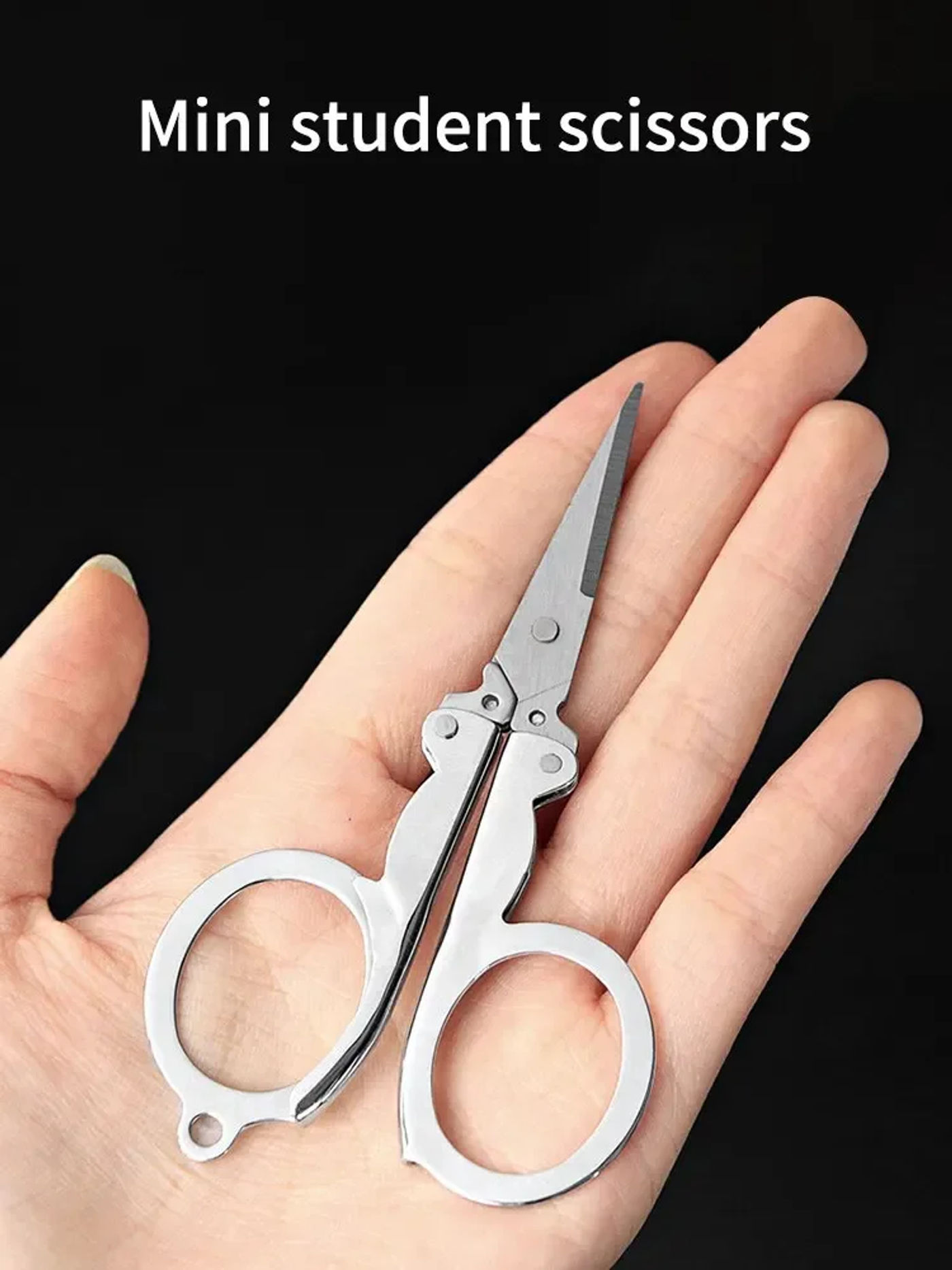 Description Picture 4 of itemFolding Pocket Scissors Multifunctional Stainless Steel Folding Small Scissors Household Mini Thread Cutting Nail Tools Stainles
