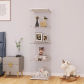 white 4 Shelf Single