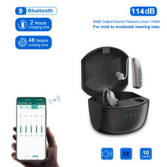 Rechargeable Digital 10 Channels Hearing Aid Sound Amplifiers Ear Aids for Elderly Hearing aids for deafness Moderate audifon