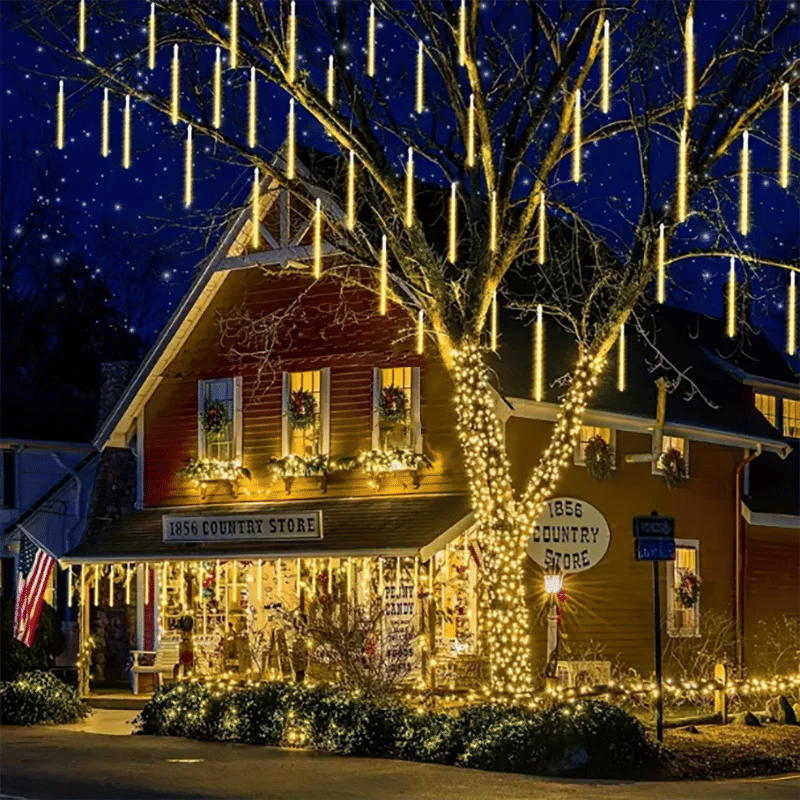 Description Picture 2 of item32/24/16/8 Tubes Outdoor Lights Garland Led Meteor Shower Rain String Lights Festoon Street Garland Christmas Wedding Party 2025