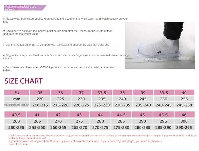 Description Picture 2 of itemVictor Badminton Shoes men women cushion Non-slip Sport Sneakers boots tennis tenis para hombre A362