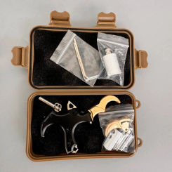 1pcs 3/4 Finger Release Assist Grip Caliper Thumb Gear Stainless Steel Compound Bow Shooting Tool