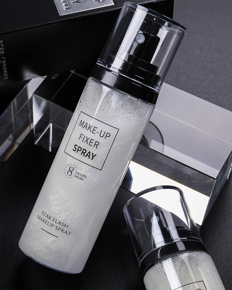 Description Picture 2 of item100ml Star Flash Quicksand Makeup Setting Spray,Long Lasting Oil Control Hydrating Makeup Fixing Setting Spray Cosmetics Makeup