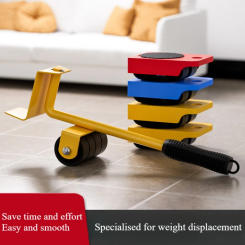 1 Set Heavy Duty Furniture Lifter Furniture Handling Transportation Roller Set Heavy Duty Lifter Transportation Tool Carrier Rol