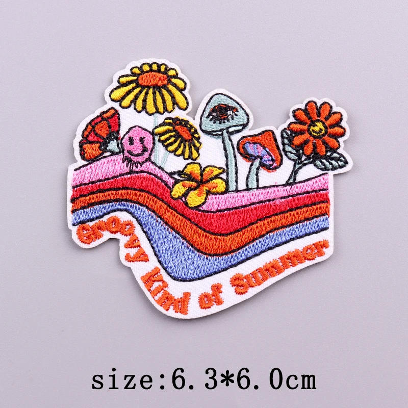 Description Picture 6 of itemFashion Trend Patch Iron On Patches For Clothing Pink Love Embroidery Patches On Clothes Heart Cartoon Patch For Clothes Decor