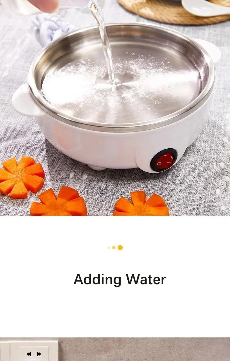 Description Picture 6 of itemMultifunctional Electric Egg Boiler Double Layers Cooker Mini Steamer Poacher Kitchen Cooking Breakfast Machine breakfast maker