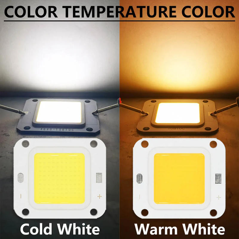 Description Picture 5 of itemLED COB Chip 20W 40W DC12-14V 46x40mm Lamp Bead Lighting Diode Warm White Cold White LED Matrix For Flood Light Bulbs Spotlights