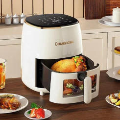 Smart visual air fryer multi-function integrated oven fully automatic electric fryer air fryer oven