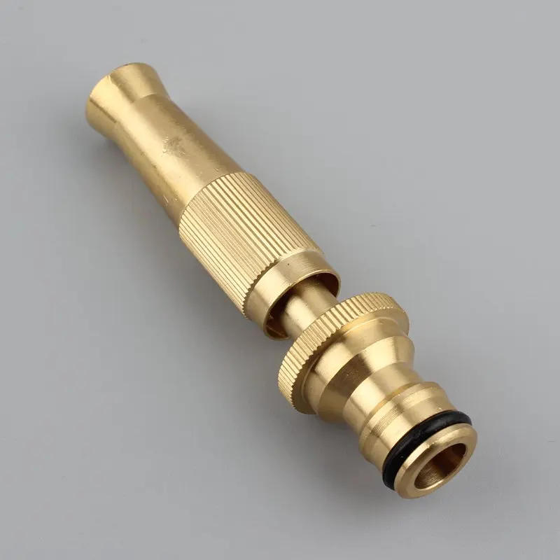 Description Picture 4 of itemSpray Nozzle Water Gun Brass High Pressure Direct Spray Quick Connector Home Hose Adjustable Pressure Garden Sprinkler