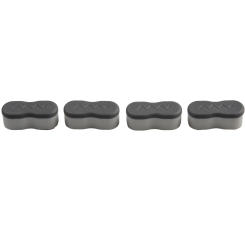 4pcs Toilet Seat Buffers Replacement Toilet Lid Seat Cushion Rubber Pad Toilet Lid Repair Parts Toilet Seats Accessories