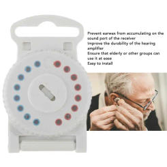 HF3/HF4 Hearing Aid Earwax Ear Guard Filter Waterproof Hearing Aid Wax Filter Cover Elderly Hearing Aids Accessory